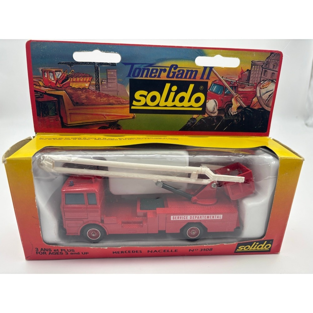 Solido Toner Gam II Mercedes Nacelle No. 3168‎ Die-Cast Model with Original Box